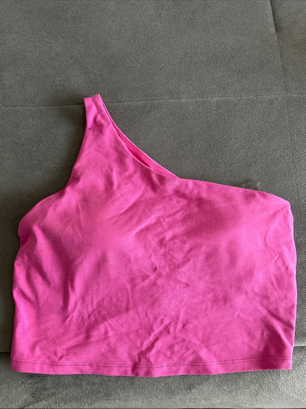 Old navy active powerchill one shoulder sports bra crop tank size large pink